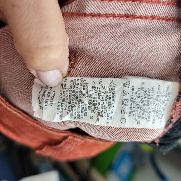 Prana patterned denim rust color - Picture 7 of 7